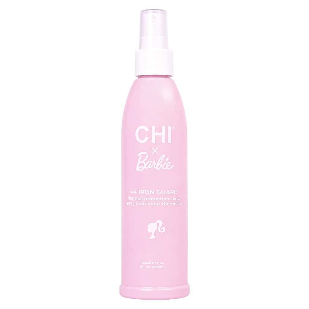 41-PDhhUQPL._SL1024_ CHI x Barbie 44 Iron Guard Thermal Protection Spray, Nourishing Formula Helps Resist Heat Damage To Hair & Tame Frizz, Barbie Inspired Design, 8 Oz