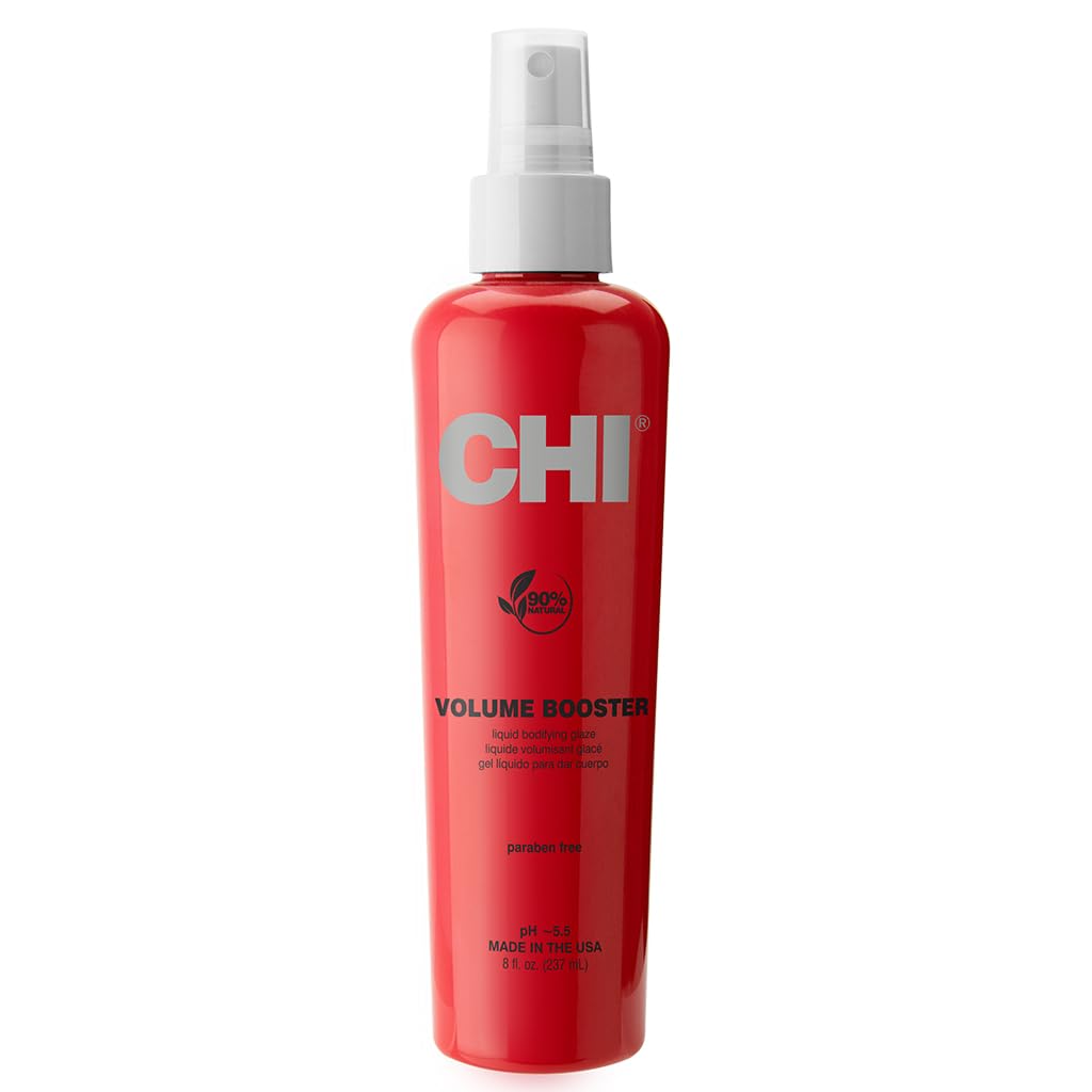 41RcH-PONTL._SL1024_ CHI Volume Booster Liquid Bodifying Glaze, Flexible Hold For Volume, Body, & Thicker-Looking Hair, Sulfate & Paraben-Free, 8 Oz