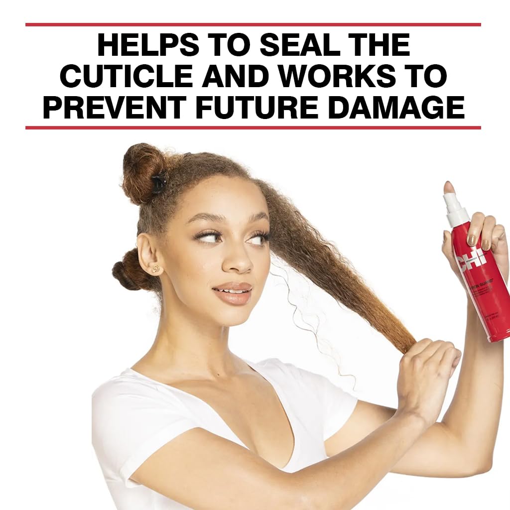 611ME-xXHvL._SL1024_ CHI 44 Iron Guard Thermal Protection Spray, Nourishing Formula Helps Resist Heat Damage to Hair & Tame Frizz, Clear, 8 Oz