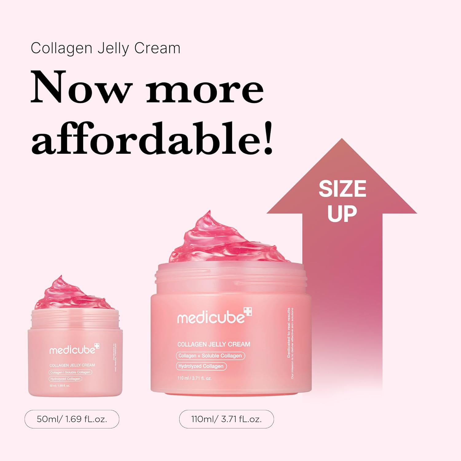 61GMFA~1 medicube Collagen Jelly Cream- Niacinamide & Freeze-Dried Hydrolyzed Collagen - Boosts skin's barrier hydration and gives 24h Glow & Lifted Look - No artificial color, Korean skincare (3.71 fl.oz.)