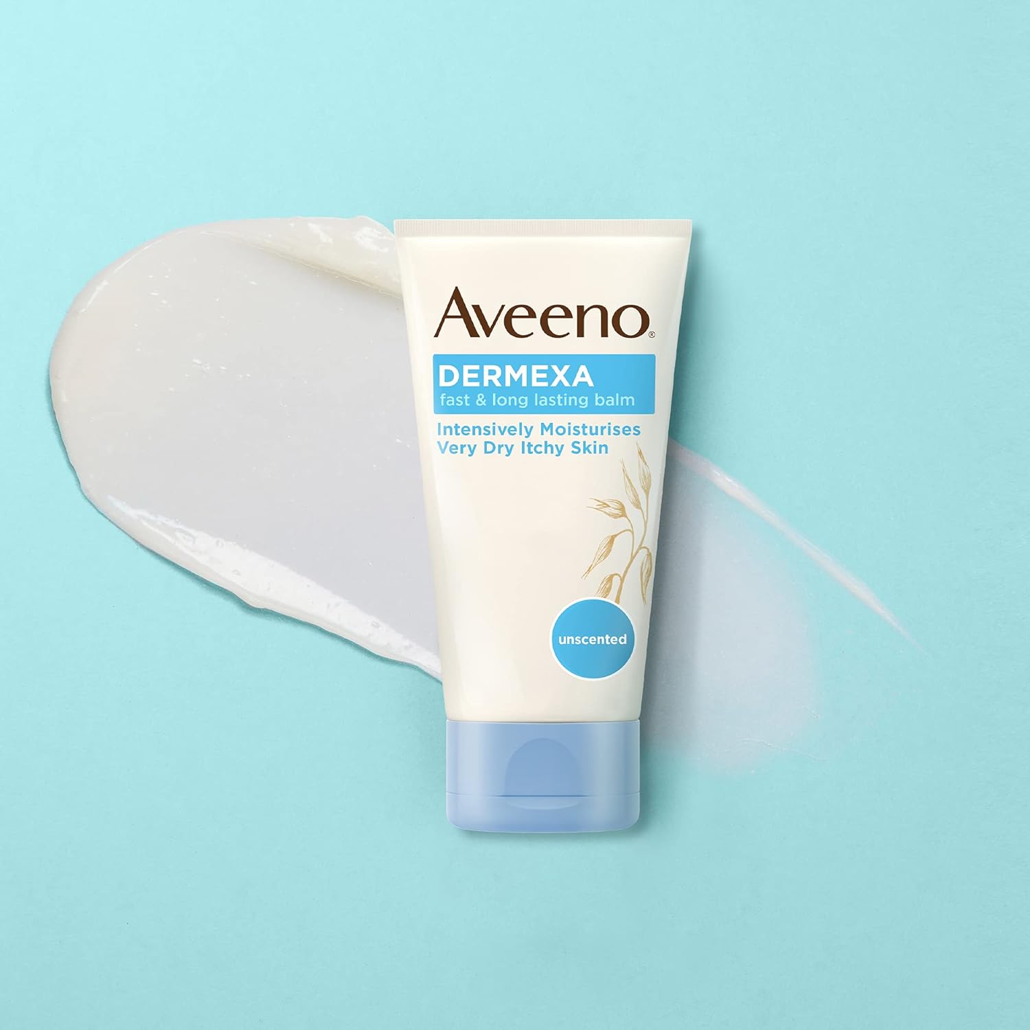 61P4tGZDqUS._SL1500_ Aveeno Dermexa Fast and Long Lasting Balm, Intensely Moisturises and Soothes, For Very Dry Itchy Also Eczema Prone Skin, 75 ml (Pack of 1)