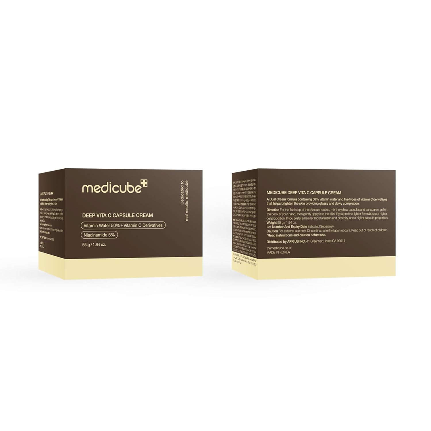 61Qhjbs8KPL._SL1500_ medicube Deep Vitamin C Golden Capsule Face Moisturizer - Liposome Capsules For Wrinkles, Skin Radiance - Transparent Gel for Glow Hydration - Korean Skin Care 1.94 oz