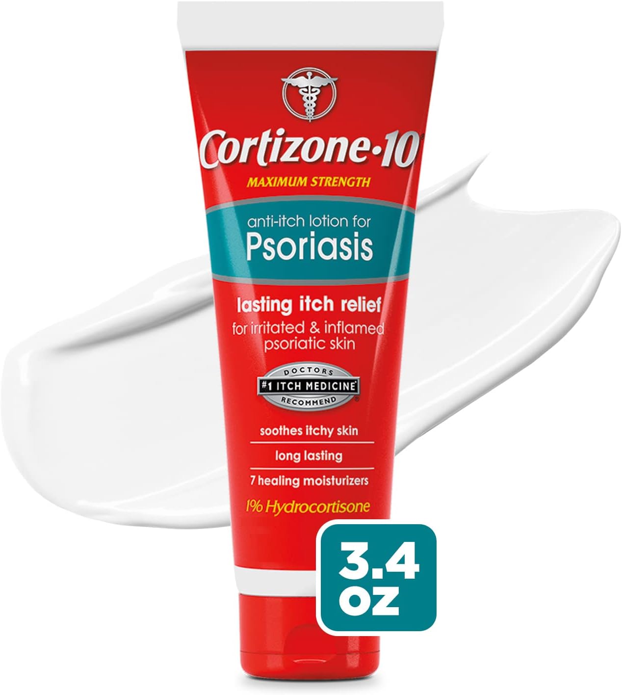 61Z4A1uzJdL._AC_SL1500_ Cortizone 10 Anti-Itch Lotion for Psoriasis 3.4 oz (96g) , Maximum Strength 1% Hydrocortisone