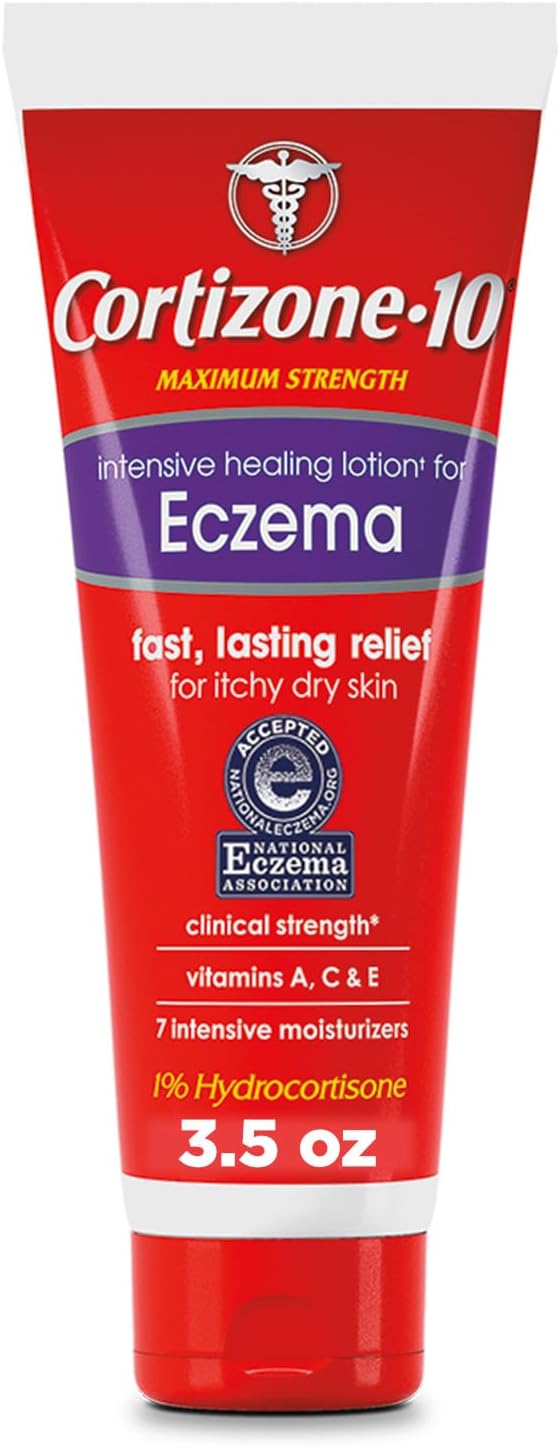 61g3keuQG8L._AC_SL1500_ Cortizone 10 Maximum Strength Intensive Healing Lotion for Eczema, 1% Hydrocortisone, 3.5 oz.