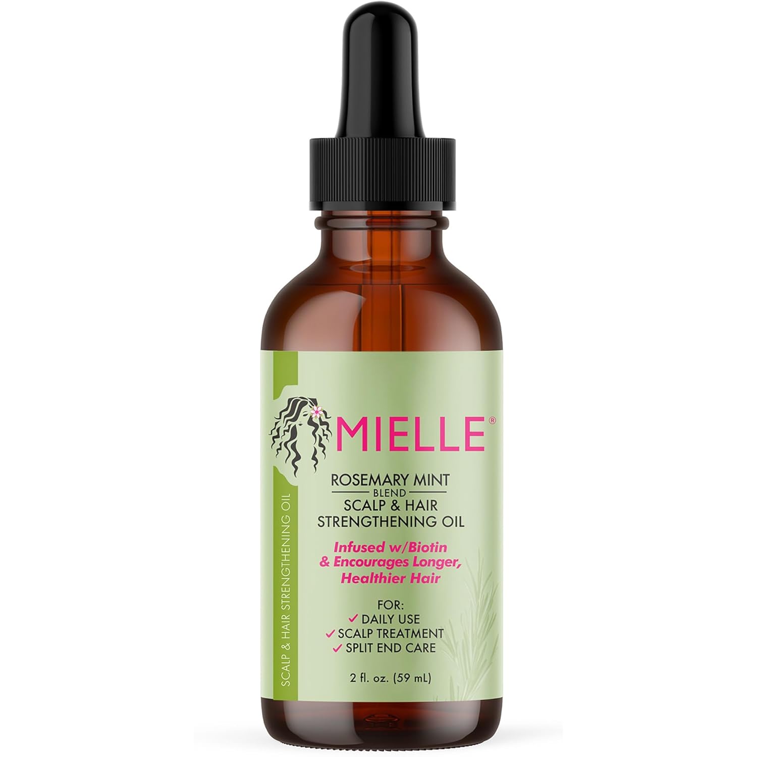 61jFzP2JQIL._SL1500_ Mielle Organics Rosemary Mint Scalp & Hair Strengthening Oil for All Hair Types, 2 Ounce