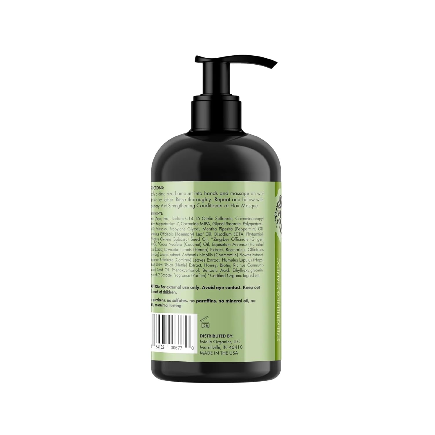 61kxjRPvWsL._SL1500_ MIELLE Rosemary Mint Organics Infused with Biotin and Encourages Growth Hair Products for Stronger and Healthier Hair and Styling Bundle Set 3 PCS