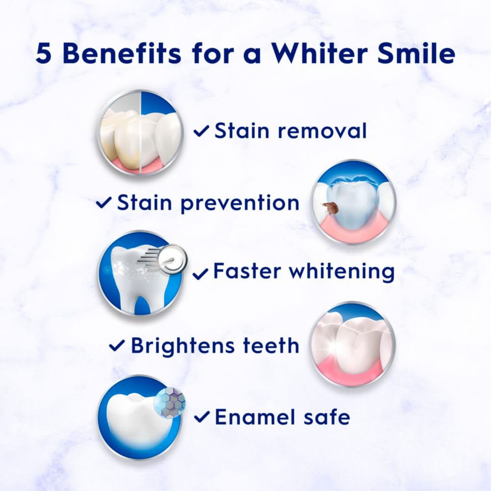 Version 1.0.0 Crest 3D White Brilliance Bright Mint Teeth Whitening Toothpaste, 4.3 oz Pack of 3, 100% More Surface Stain Removal, 24 Hour Active Stain Prevention, Whiter Teeth in 3 Days