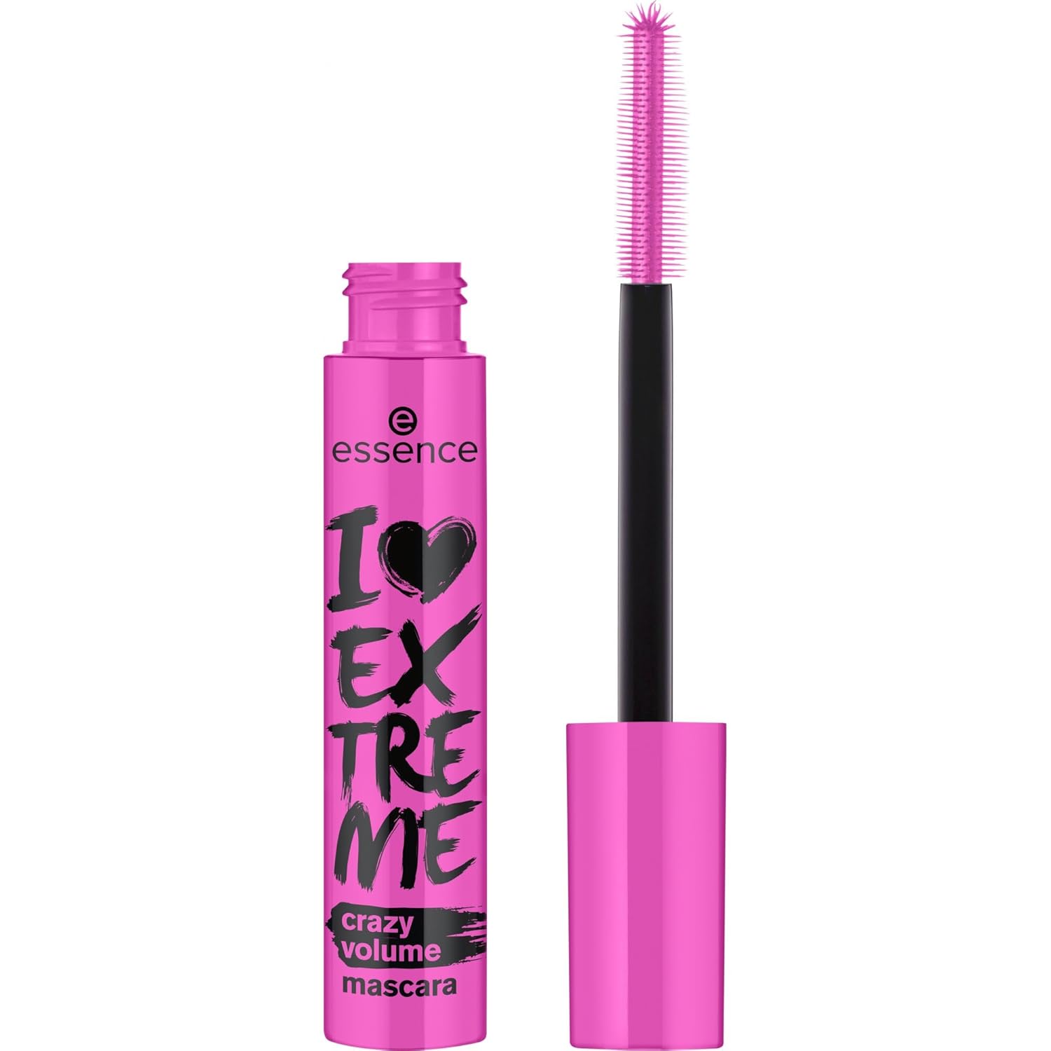 61pL4cgSxCL._SL1500_ essence I Love Extreme Crazy Volume Mascara (Pack of 1) Intense & Dramatic Volume & Length in One Swipe Vegan & Cruelty Free