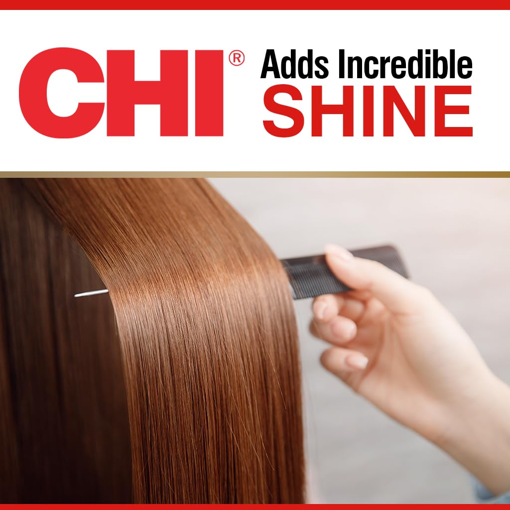CHI Shine Infusion Thermal Polishing Spray, Adds Shine, Controls Frizz & Split Ends for All Hair Types - Unisex, Sulfate & Paraben-Free - 5.3 Oz