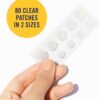 PanOxyl PM Overnight Spot Patches, Advanced Hydrocolloid Healing Technology, Fragrance Free, 80 Count