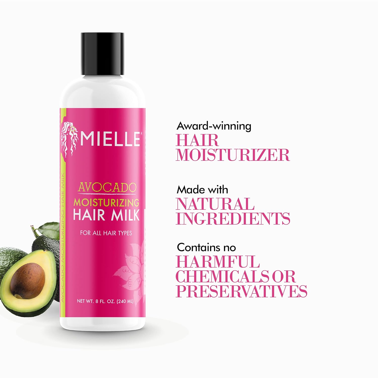 719WArTdUIL._SL1500_ Mielle Organics Avocado Hair Milk for All Hair Types, Moisturizing Lotion for Dry Hair, 8 Ounces