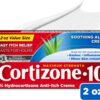 Cortizone 10 Maximum Strength Anti-Itch Cream with Soothing Aloe, 1% Hydrocortisone Creme, 2 oz.
