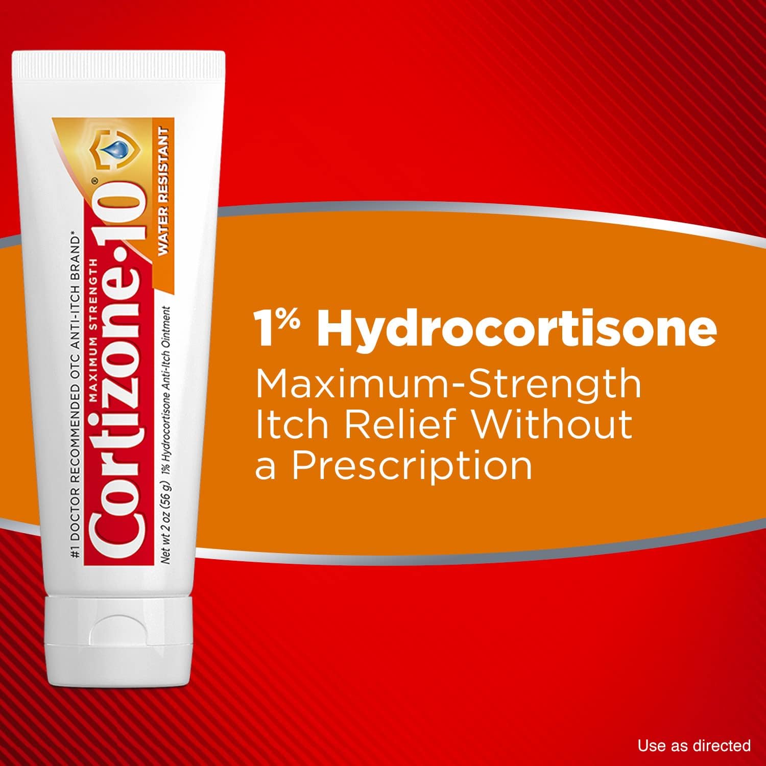 71BAaTmOsNL._AC_SL1500_ Cortizone 10 Maximum Strength Water Resistant Anti-Itch Ointment, 1% Hydrocortisone, 2 oz.