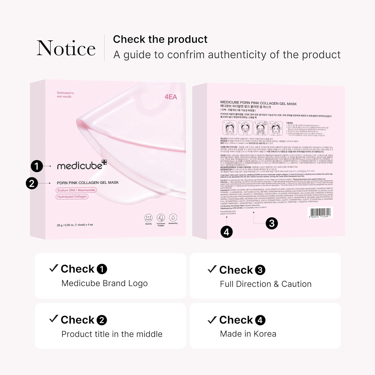 71HVeXB-vXL._SL1500_ medicube Salmon DNA PDRN pink collagen jelly gel mask overnight face mask for glass glow skin- elasticity, hydrating, firming and moisturizing korean skincare, 28g, 4ea