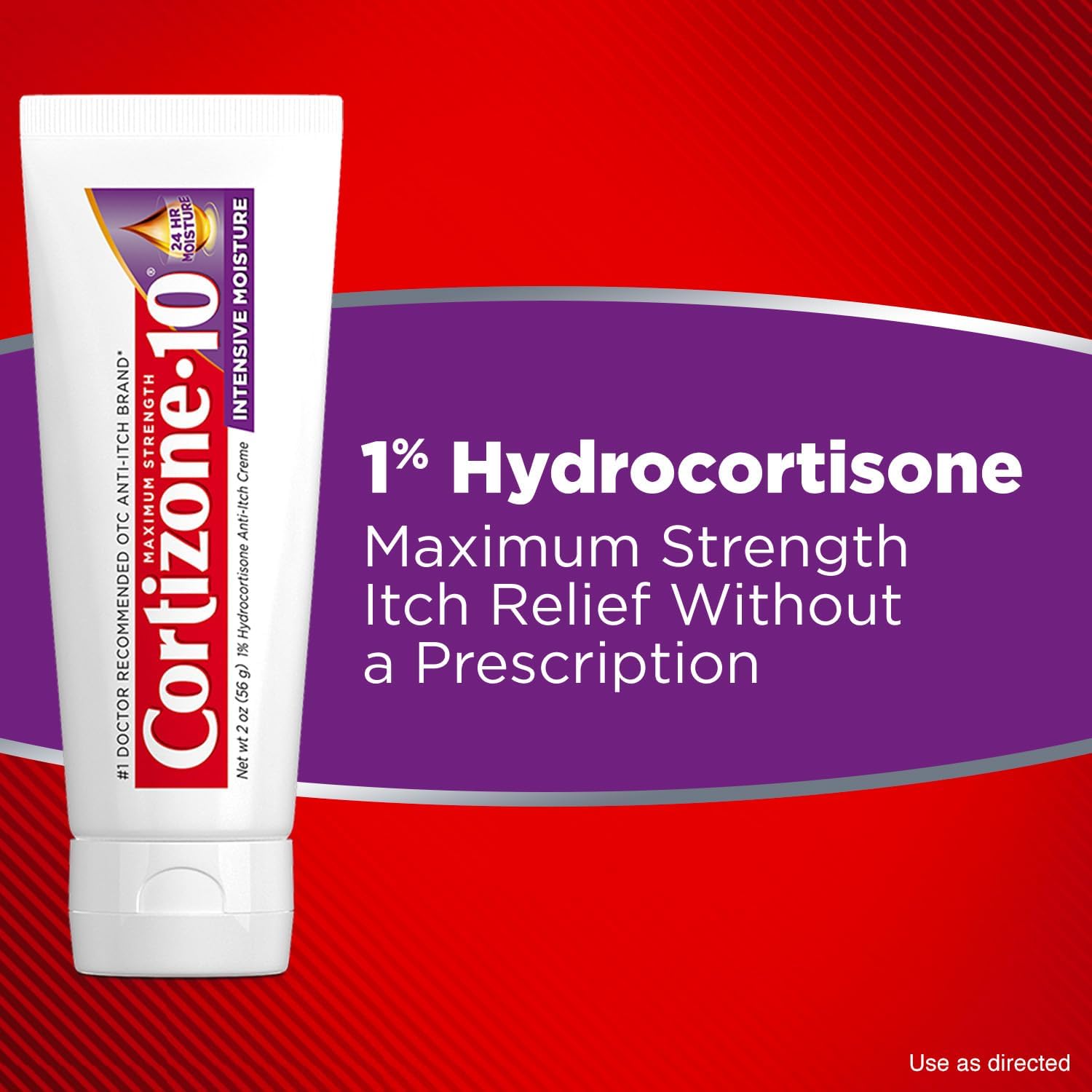 71PRLpP4CGL._AC_SL1500_ Cortizone 10 Maximum Strength Intensive Moisture Anti-Itch Cream, 1% Hydrocortisone, 2 oz.