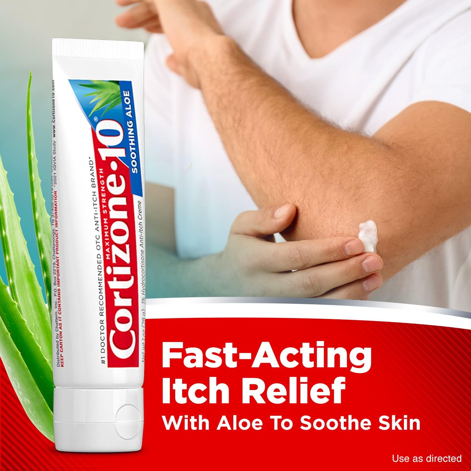 71SpiosZgDL._AC_SL1500_ Cortizone 10 Maximum Strength Anti-Itch Cream with Soothing Aloe, 1% Hydrocortisone Creme, 2 oz.