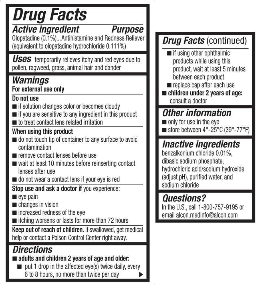 71UPzTVM32L._AC_SL1000_ Pataday Twice Daily Relief, 0.17 Fl Oz