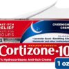 Cortizone 10 Maximum Strength Overnight Anti-Itch Cream, 1% Hydrocortisone Creme, Lavender Scent, 1 oz.