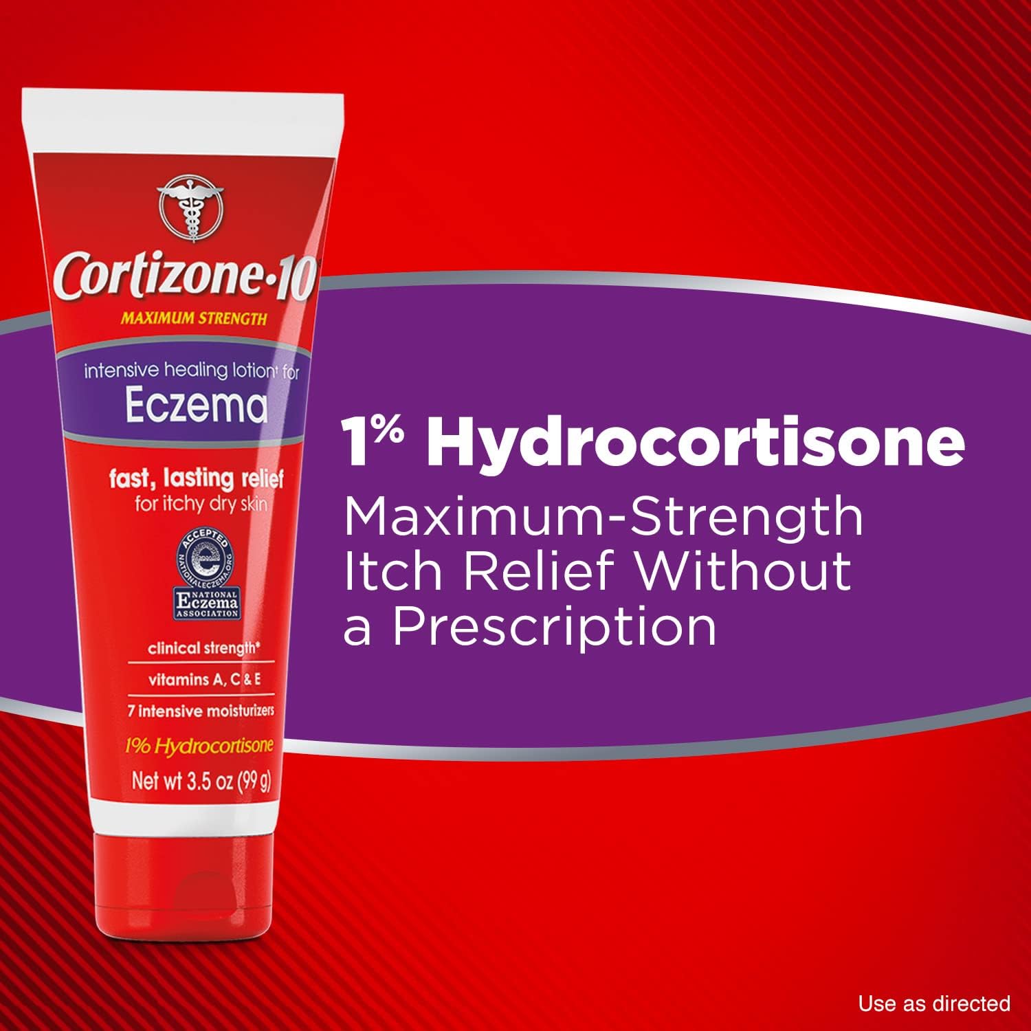 71eK6k3WidL._AC_SL1500_ Cortizone 10 Maximum Strength Intensive Healing Lotion for Eczema, 1% Hydrocortisone, 3.5 oz.