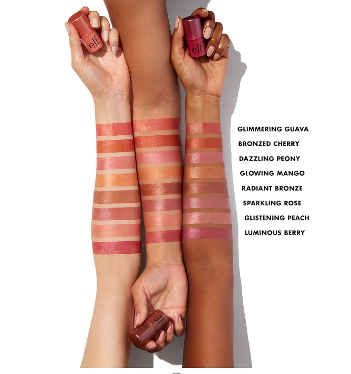 71qQMFIvSWL._SL1500_ e.l.f. Monochromatic Multi Stick, Luxuriously Creamy & Blendable Color, For Eyes, Lips & Cheeks, Dazzling Peony, 0.17 Oz