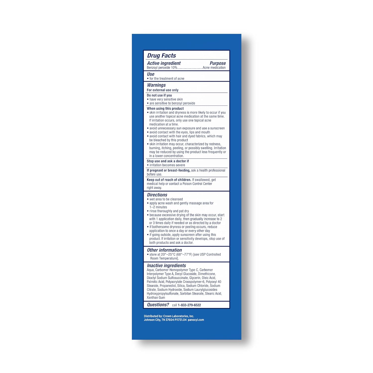 71zrFGBlTqL._SL1500_ PanOxyl Acne Foaming Wash Benzoyl Peroxide 10% Maximum Strength Antimicrobial, 5.5 Oz
