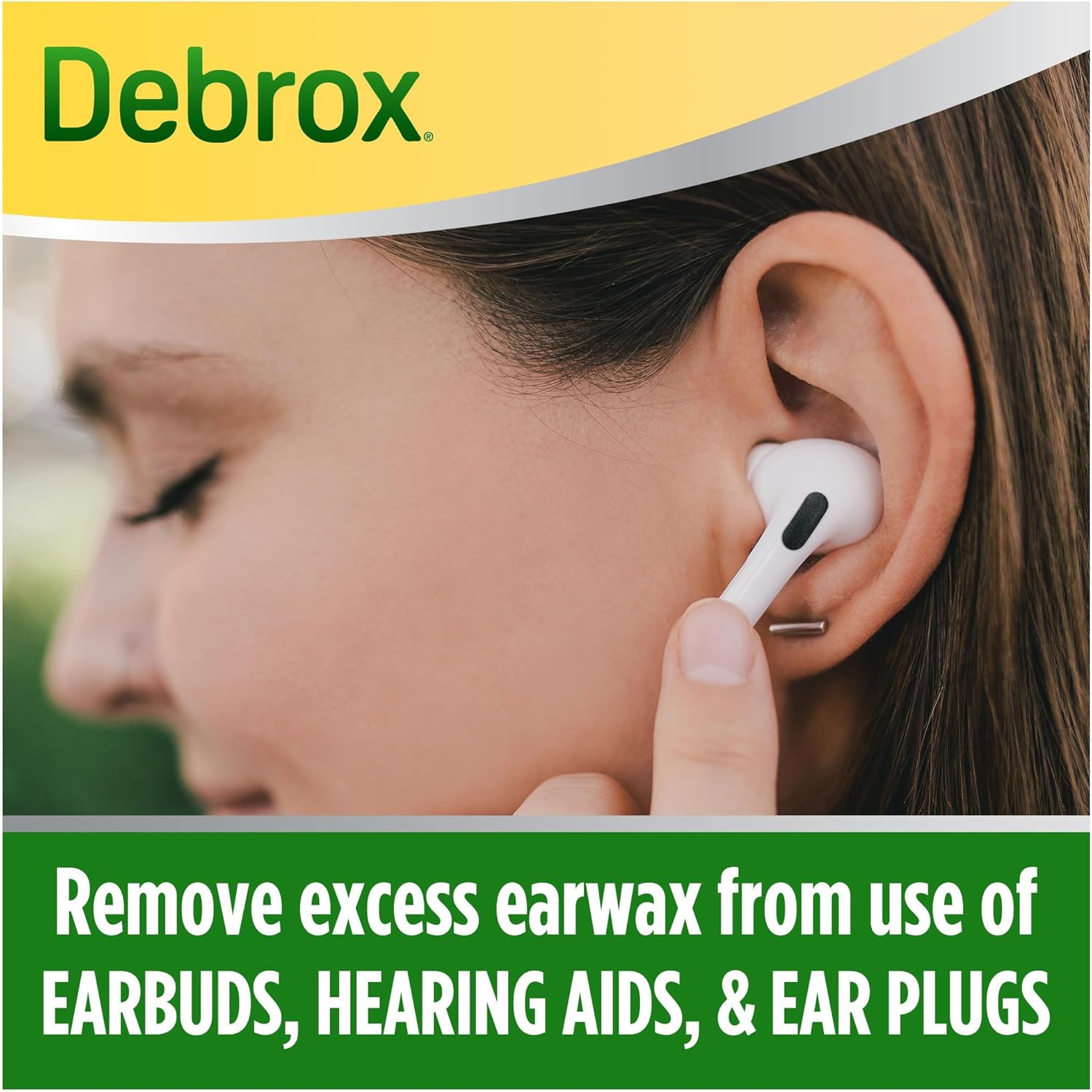 81CwuqNUzCL._AC_SL1500_ Debrox Ear Wax Removal Drops, Gentle Microfoam Ear Wax Remover, 0.5 Fl Oz