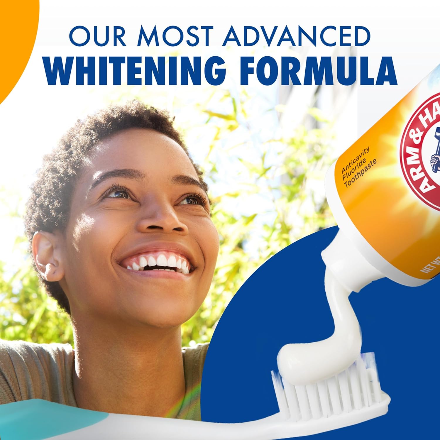 81E7rGXsjDL._AC_SL1500_ Arm & Hammer Advance White Toothpaste, Clean Mint Flavor, Stain Defense Technology, 6 Ounce (Pack of 4)