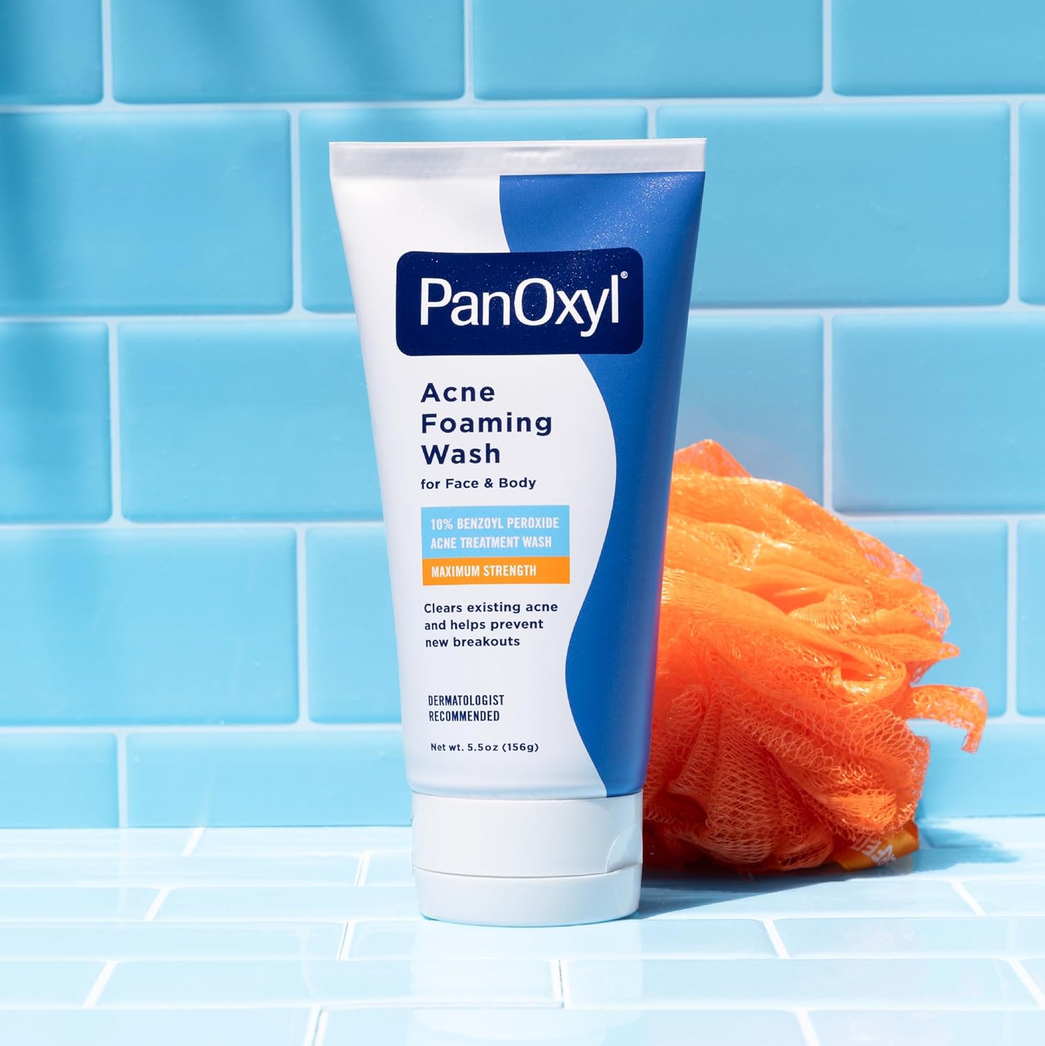 81KaHll+BeL._SL1500_ PanOxyl Acne Foaming Wash Benzoyl Peroxide 10% Maximum Strength Antimicrobial, 5.5 Oz